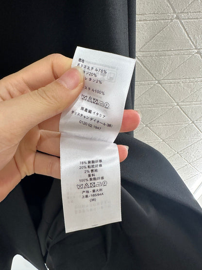 25 Belted vest dress(black/red)