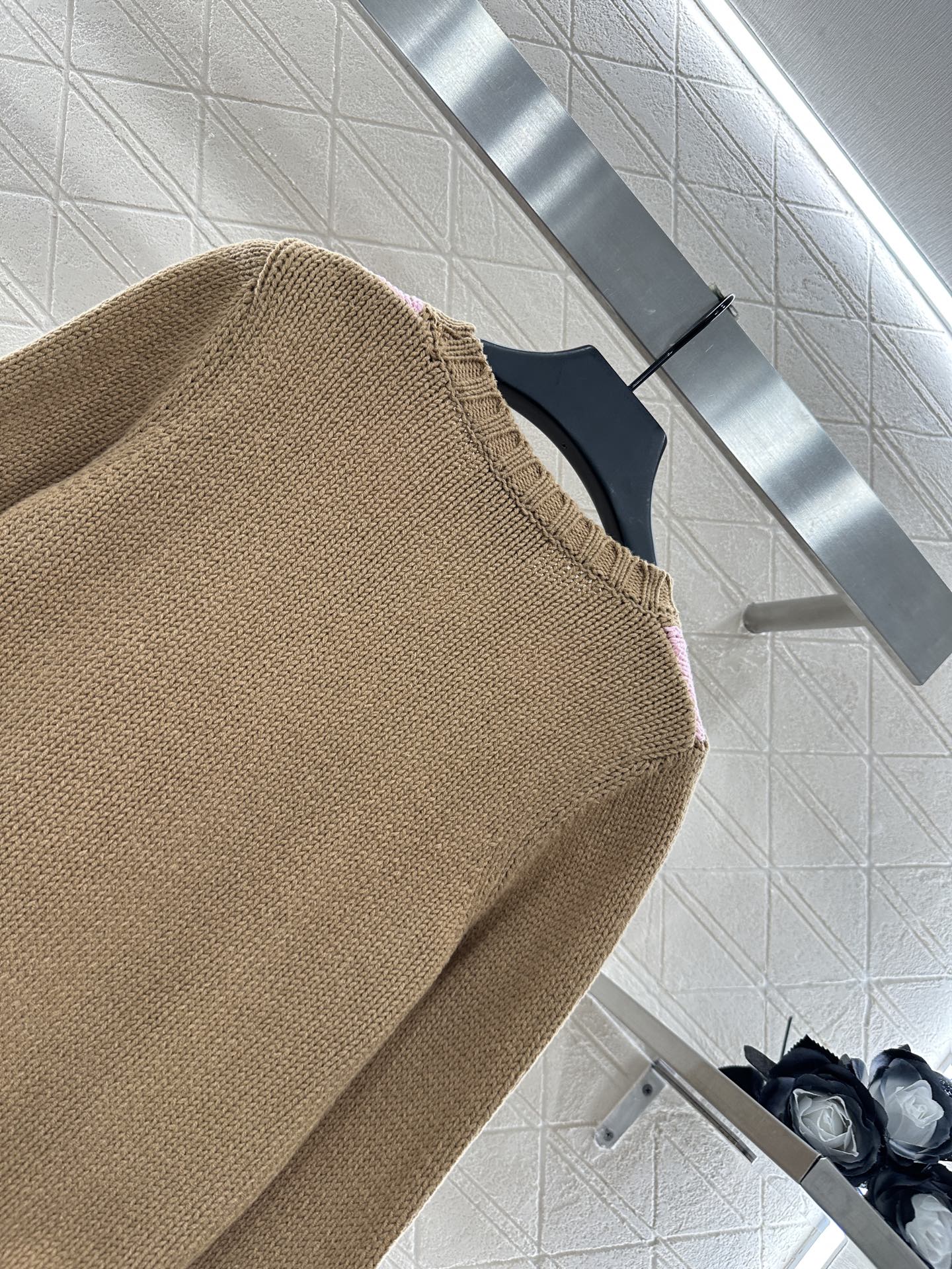 25fw Diamond Knitted Long Sleeve