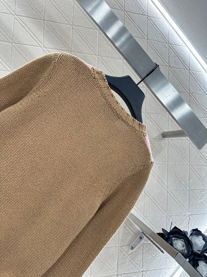 25fw Diamond Knitted Long Sleeve