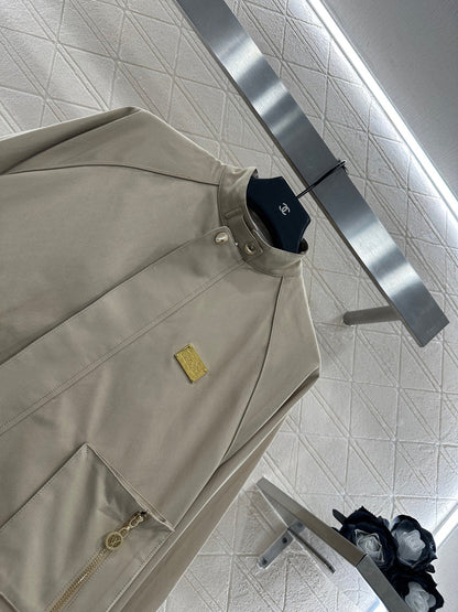 25fw stand collar zip-up jacket