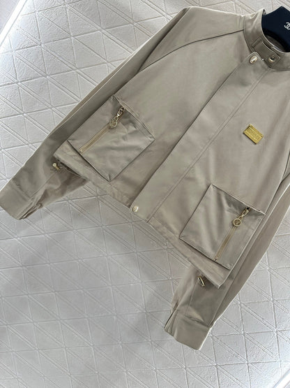 25fw stand collar zip-up jacket