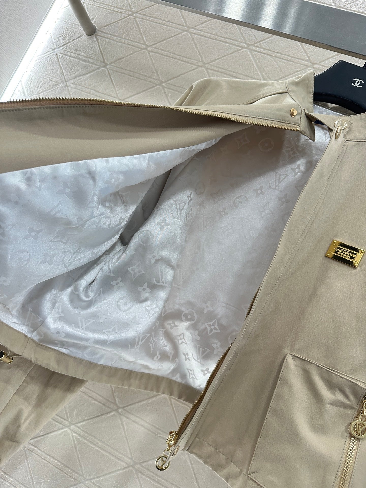 25fw stand collar zip-up jacket