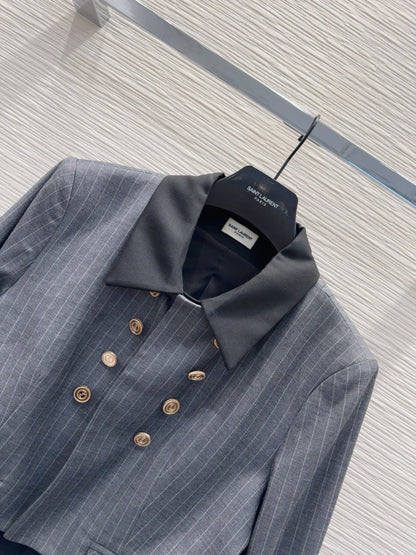 25fw Two piece striped set