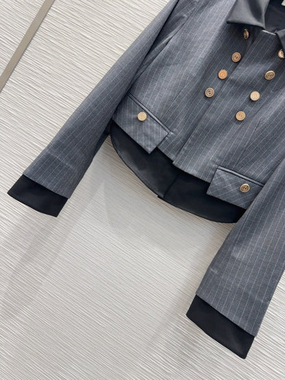 25fw Two piece striped set