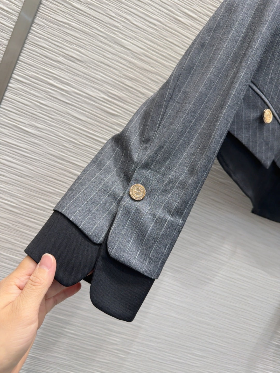 25fw Two piece striped set