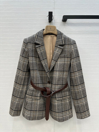 25fw  plaid suit