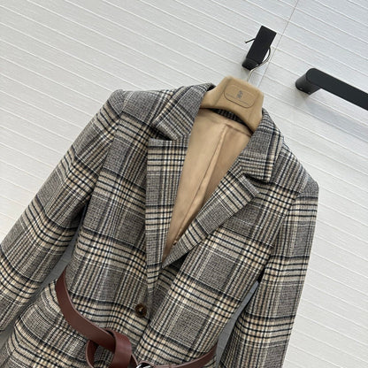 25fw  plaid suit