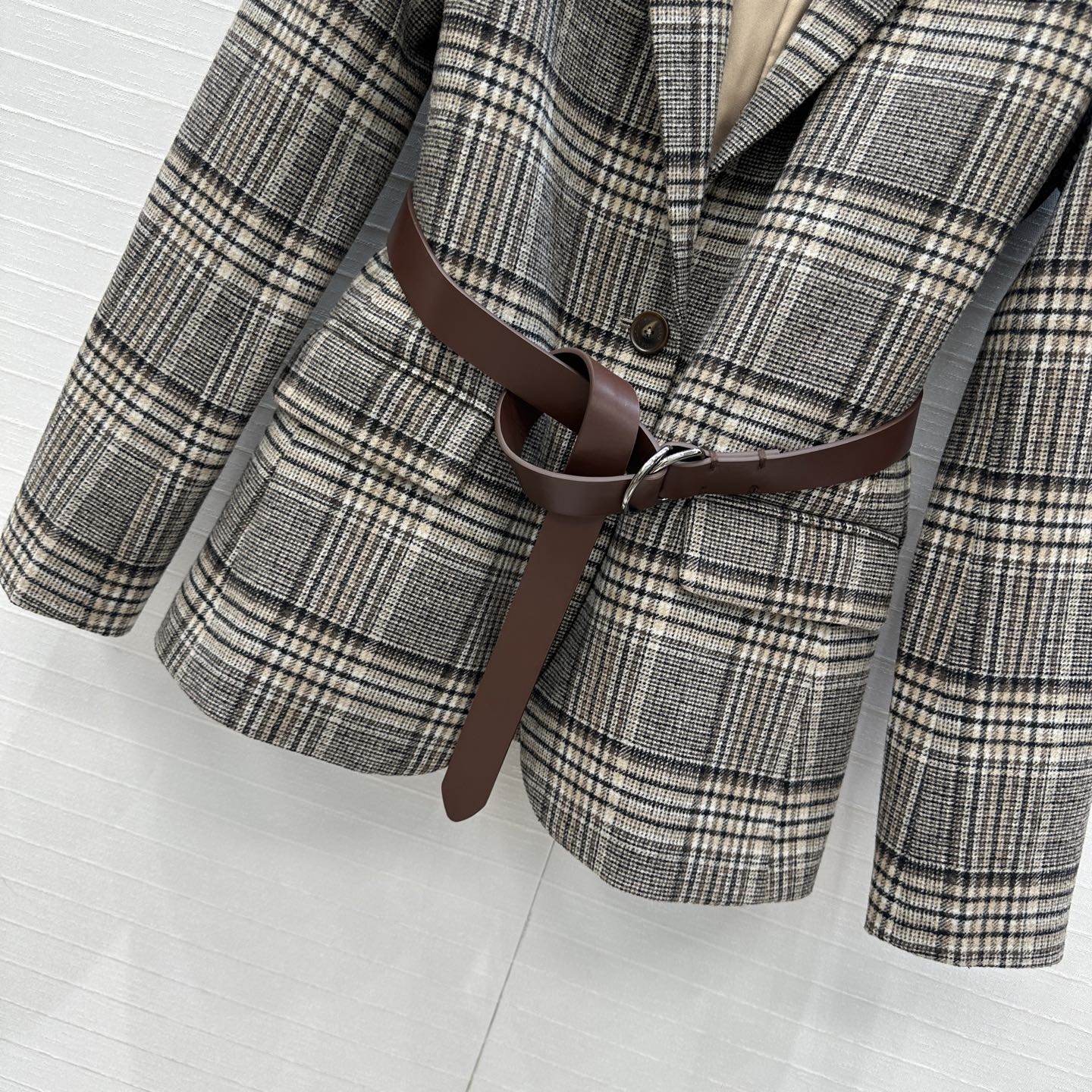 25fw  plaid suit
