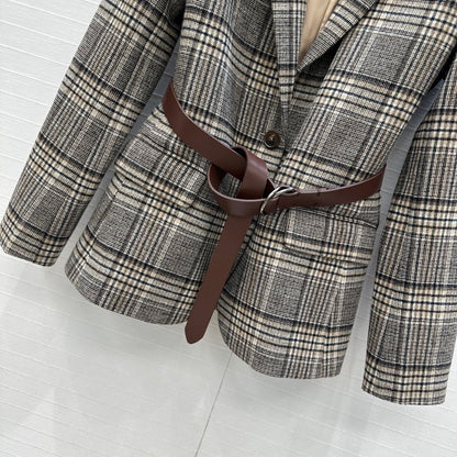25fw  plaid suit