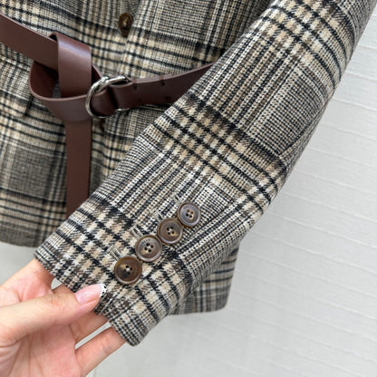 25fw  plaid suit
