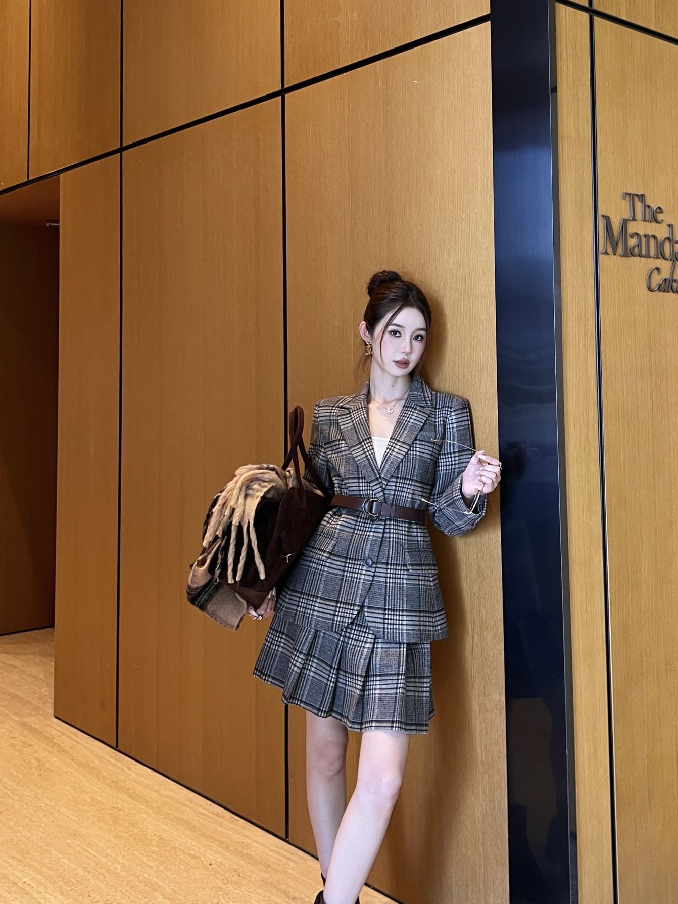 25fw  plaid suit