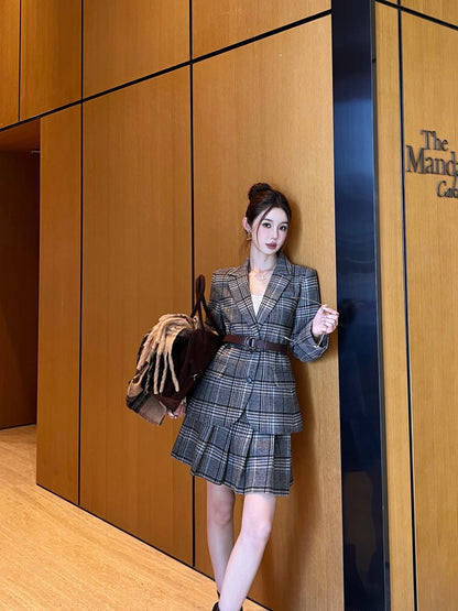 25fw  plaid suit