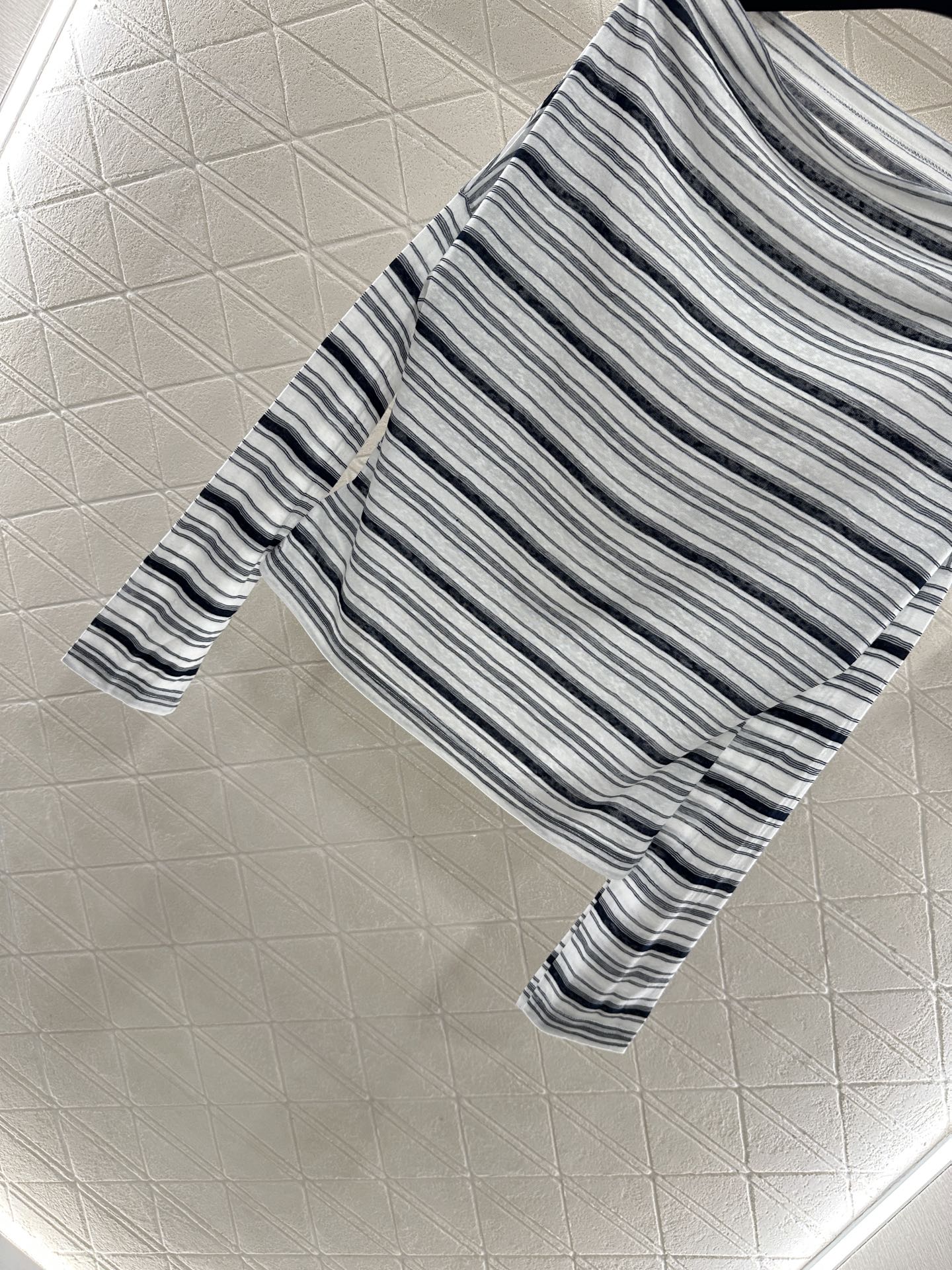 25fw Loose striped two-piece set