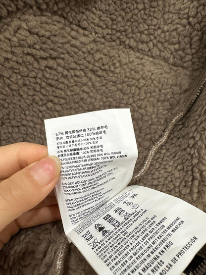 25fw Plush zip-up jacket