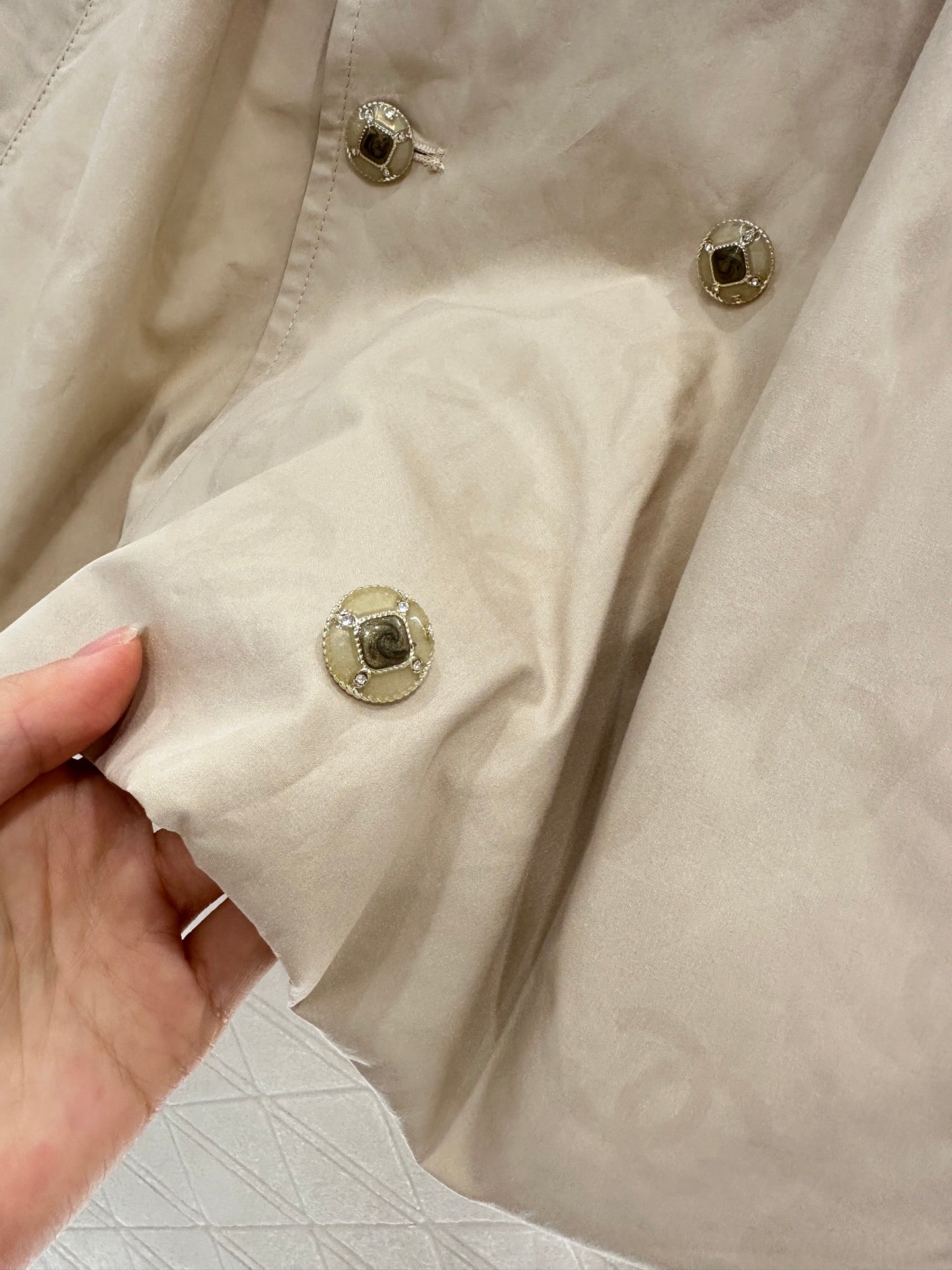 25fw Short trench coat