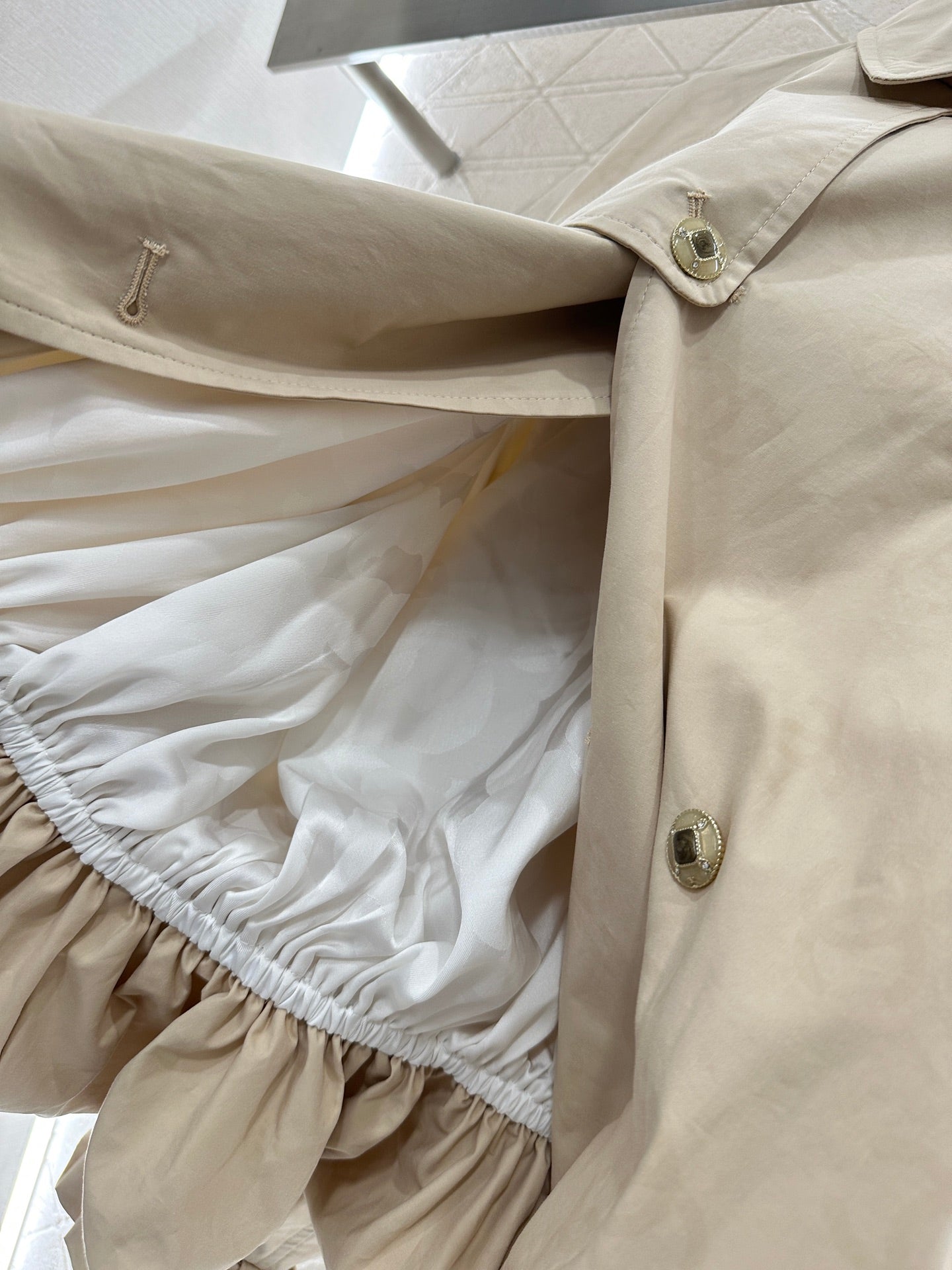 25fw Short trench coat