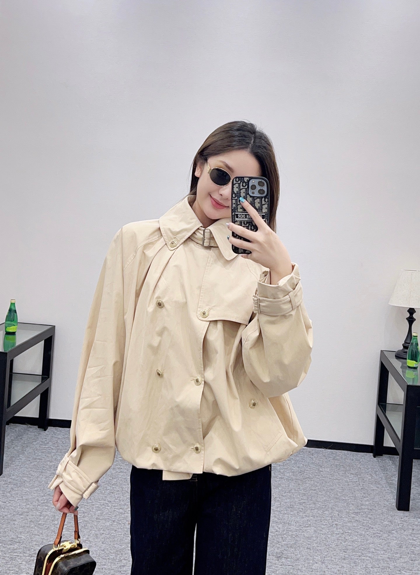 25fw Short trench coat