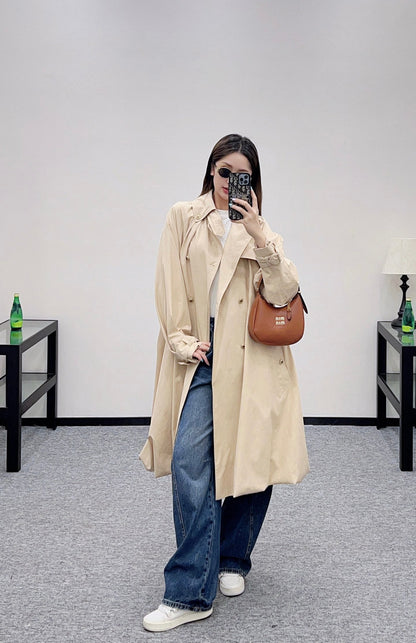 25fw Long trench coat