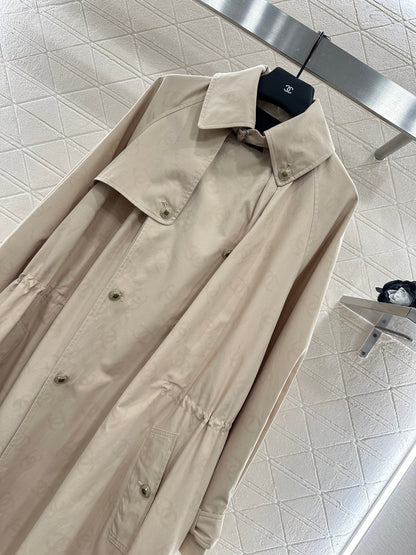 25fw Long trench coat
