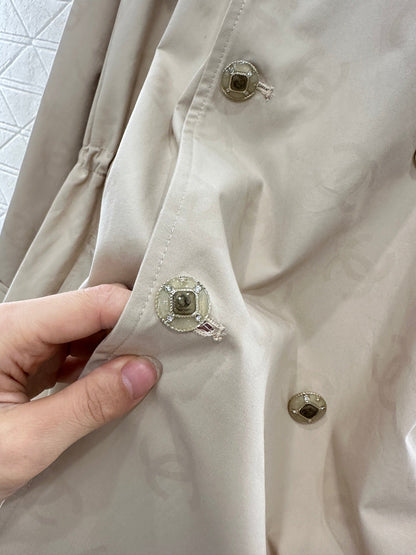 25fw Long trench coat