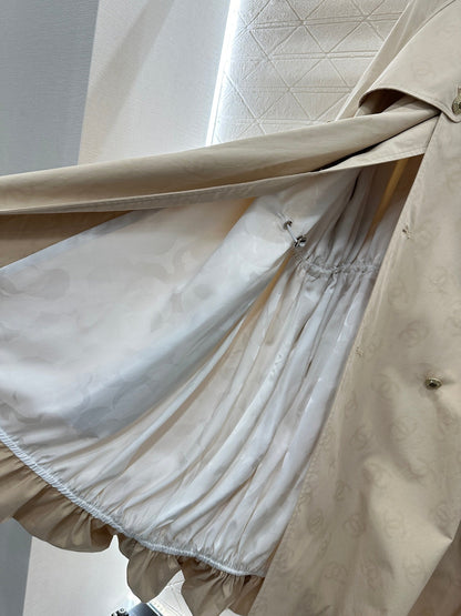 25fw Long trench coat