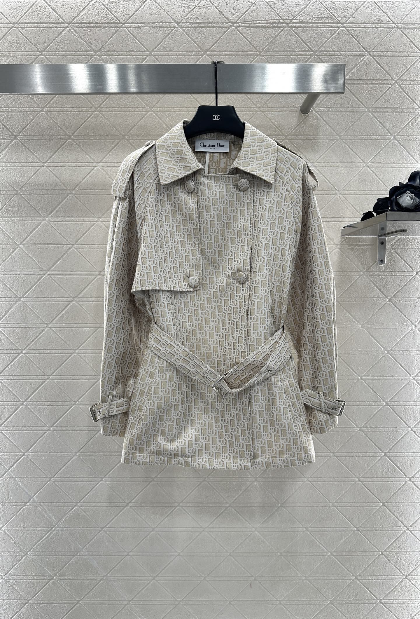 25fw Cape double breasted windbreaker