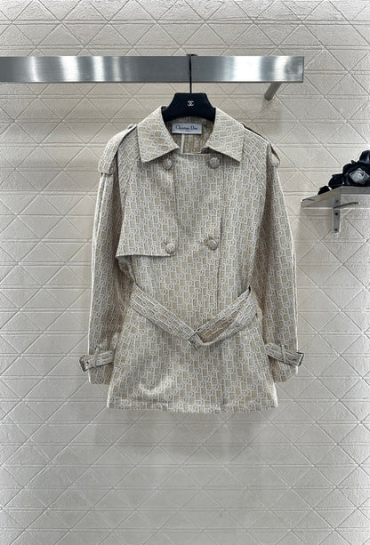 25fw Cape double breasted windbreaker