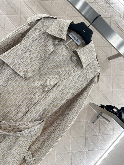 25fw Cape double breasted windbreaker