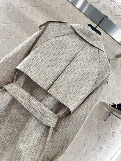 25fw Cape double breasted windbreaker