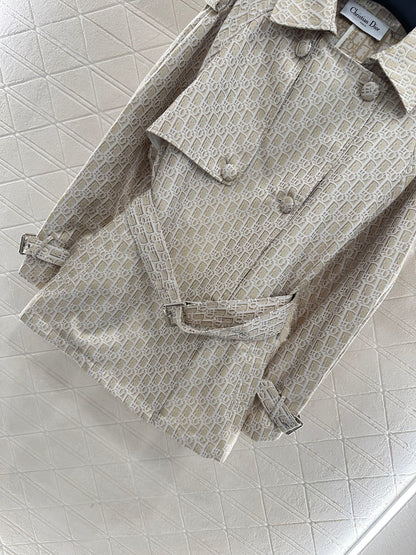 25fw Cape double breasted windbreaker