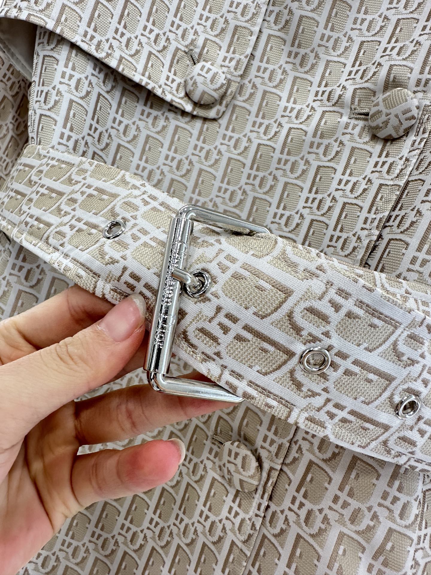 25fw Cape double breasted windbreaker