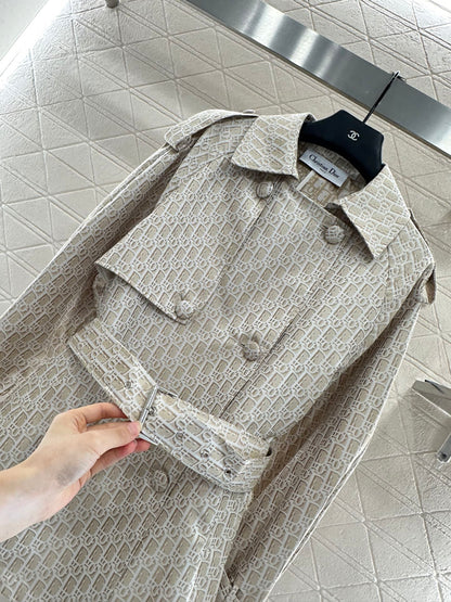 25fw Cape double breasted windbreaker