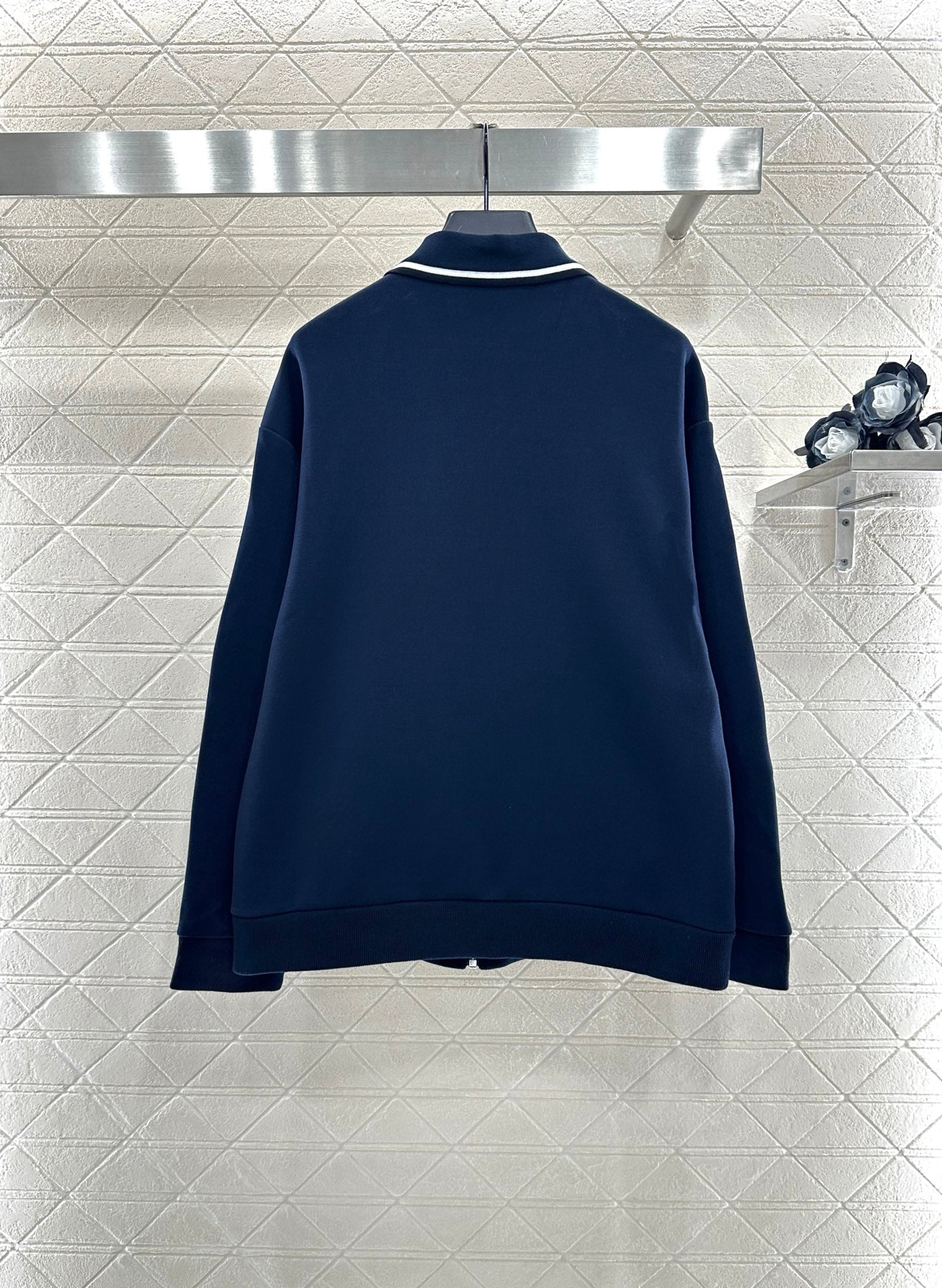 25 Zipper lapel casual jacket