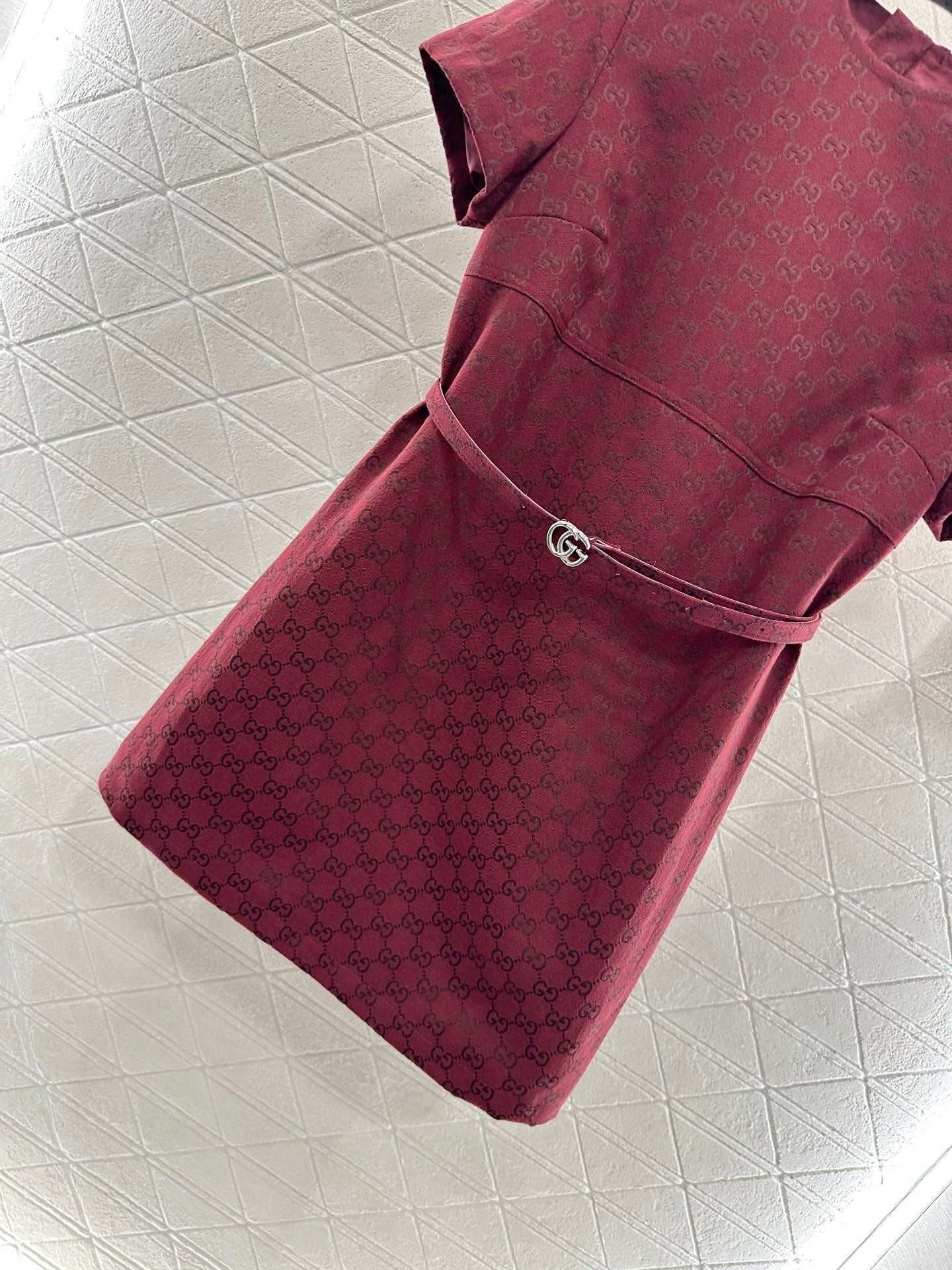 25 jacquard short-sleeved dress