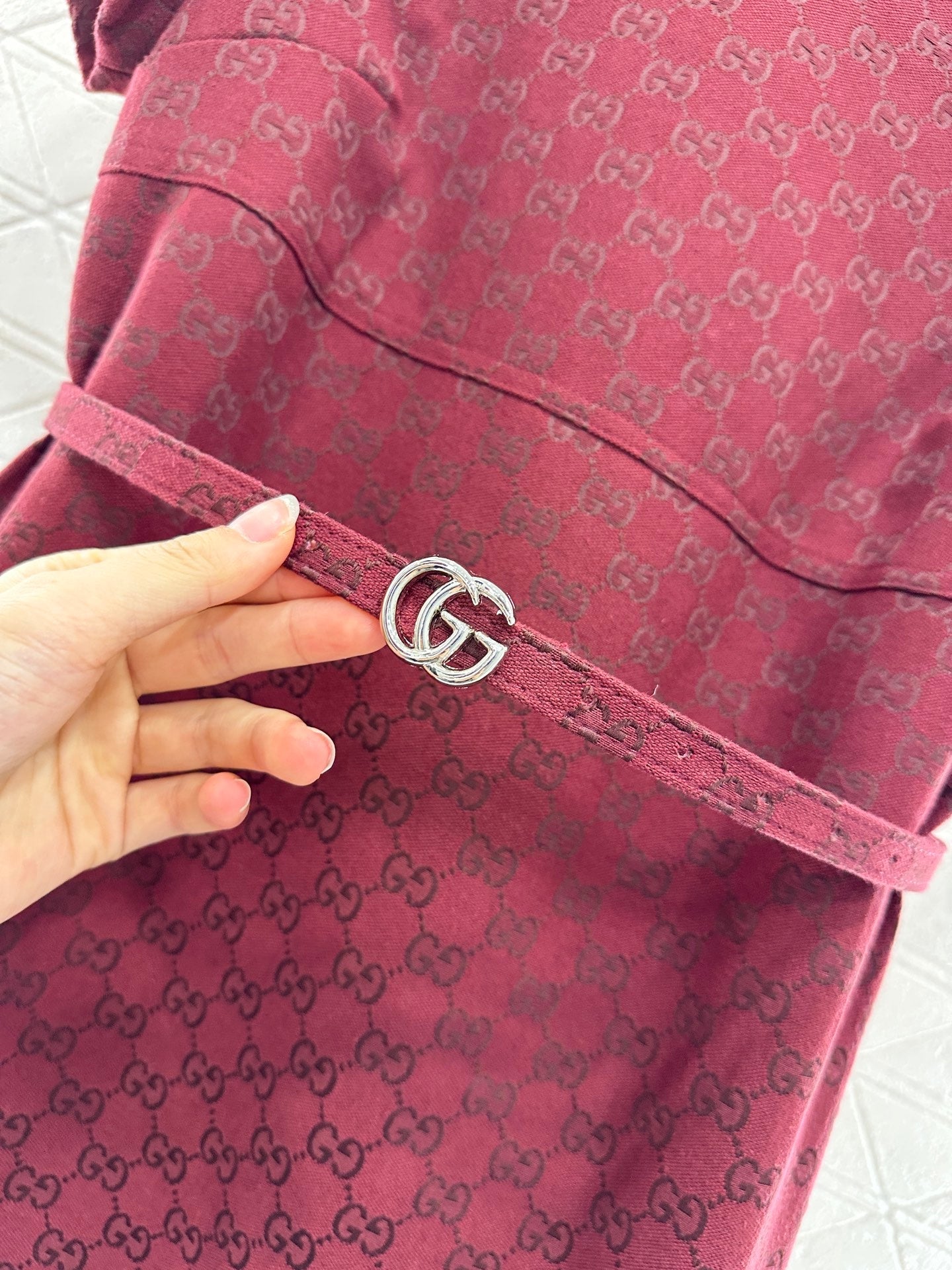 25 jacquard short-sleeved dress