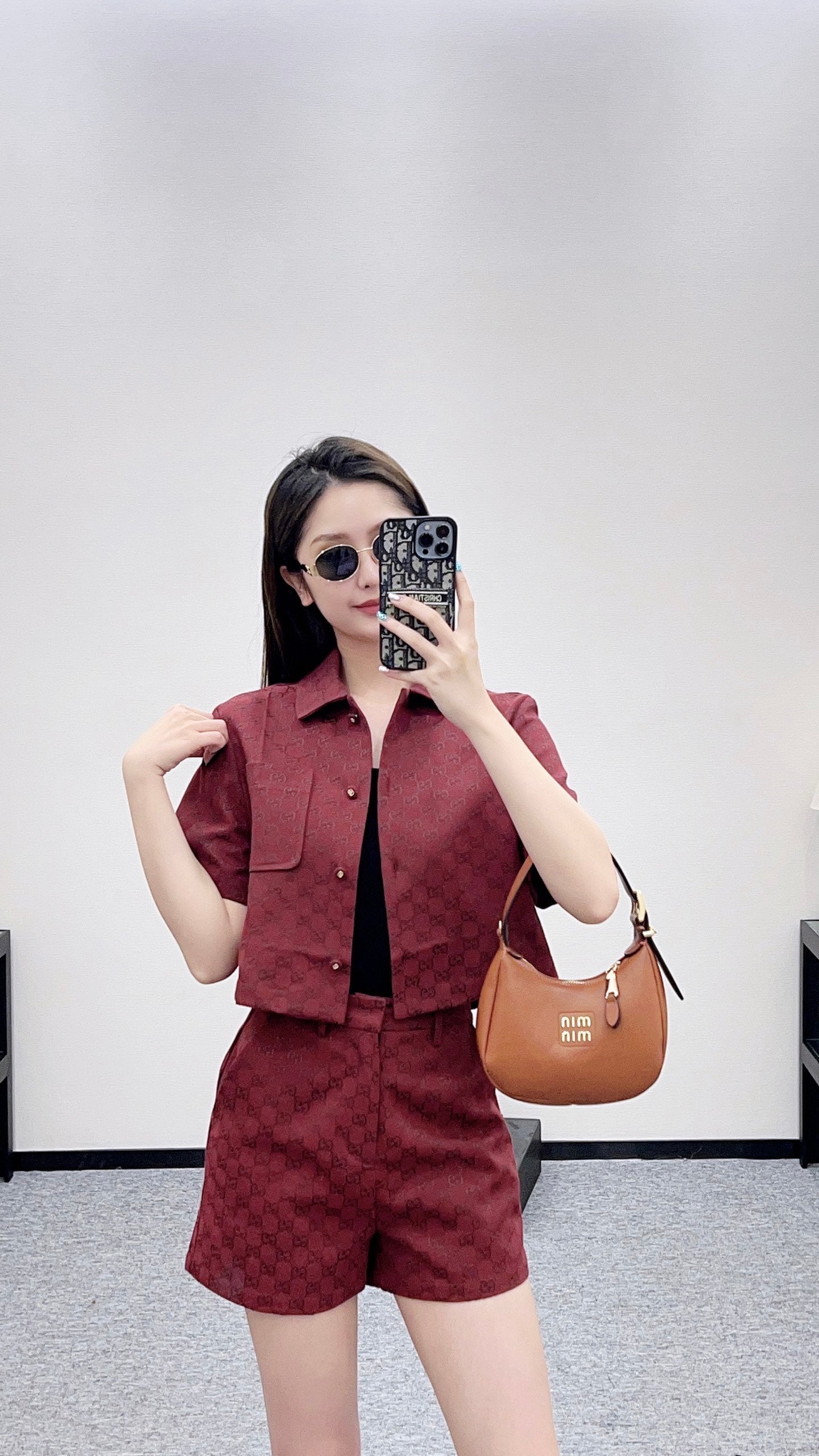 25 Short-sleeved jacket + shorts set