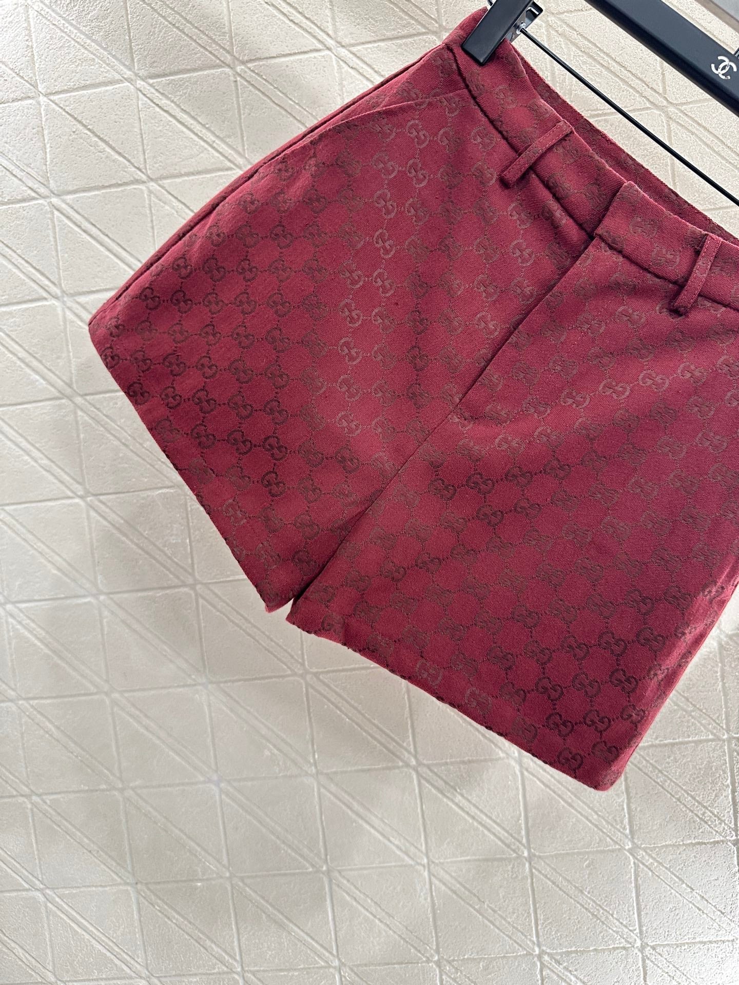 25 Belt vest shorts set