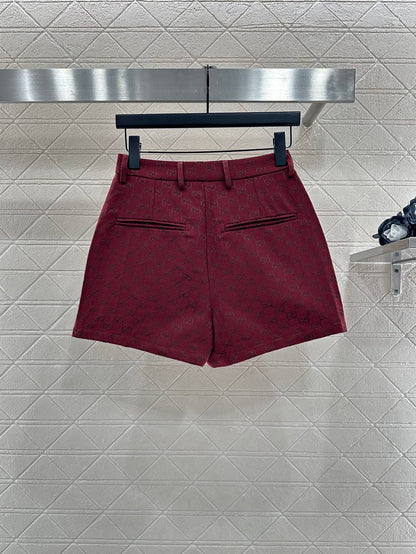 25 Belt vest shorts set