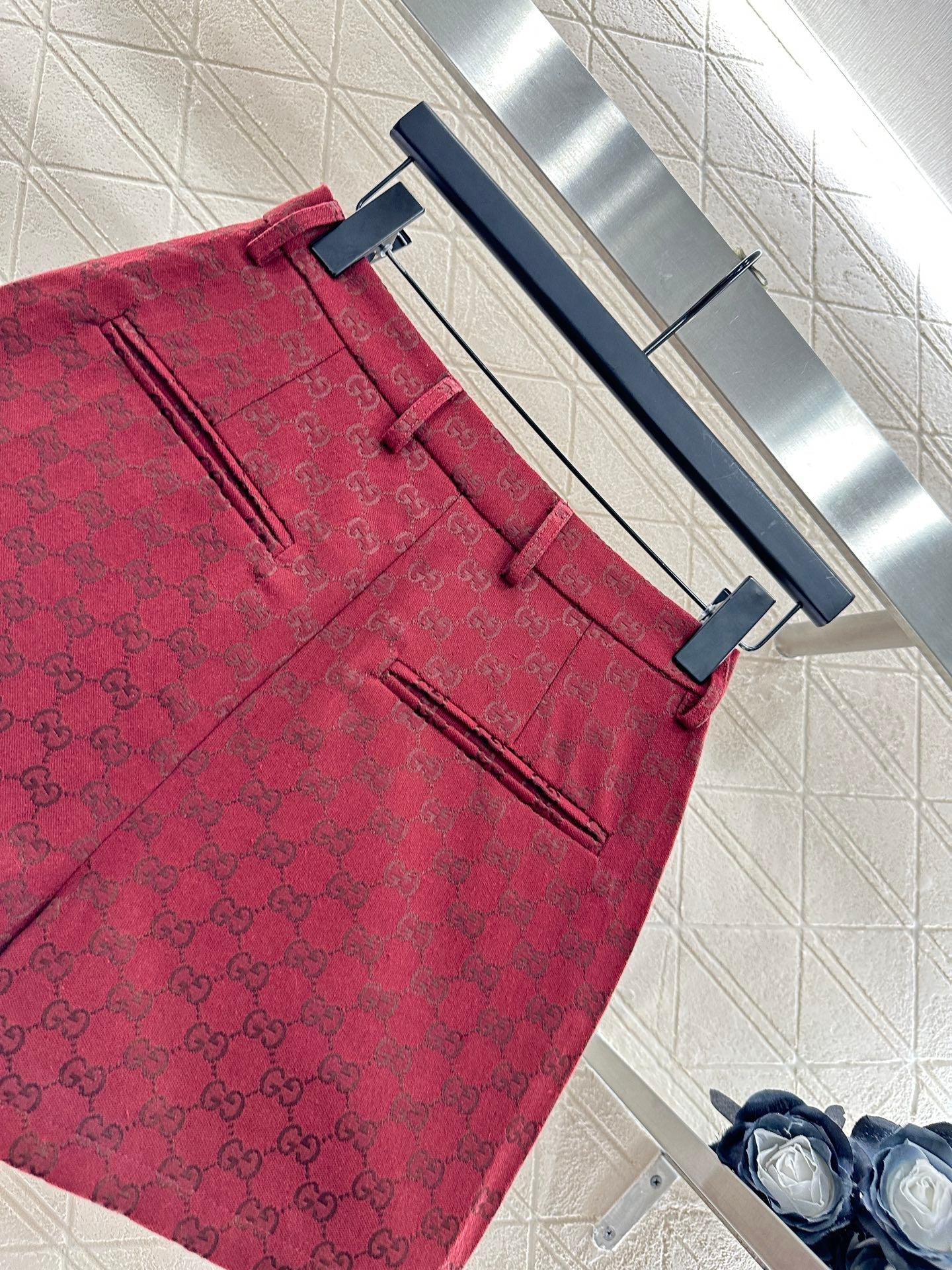 25 Belt vest shorts set