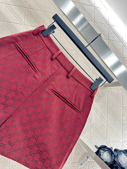 25 Belt vest shorts set