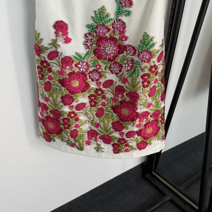 25 new diamond-studded silk jacquard dress