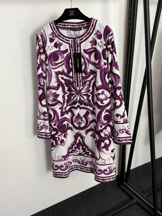 25 new printed straight dress