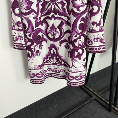 25 new printed straight dress