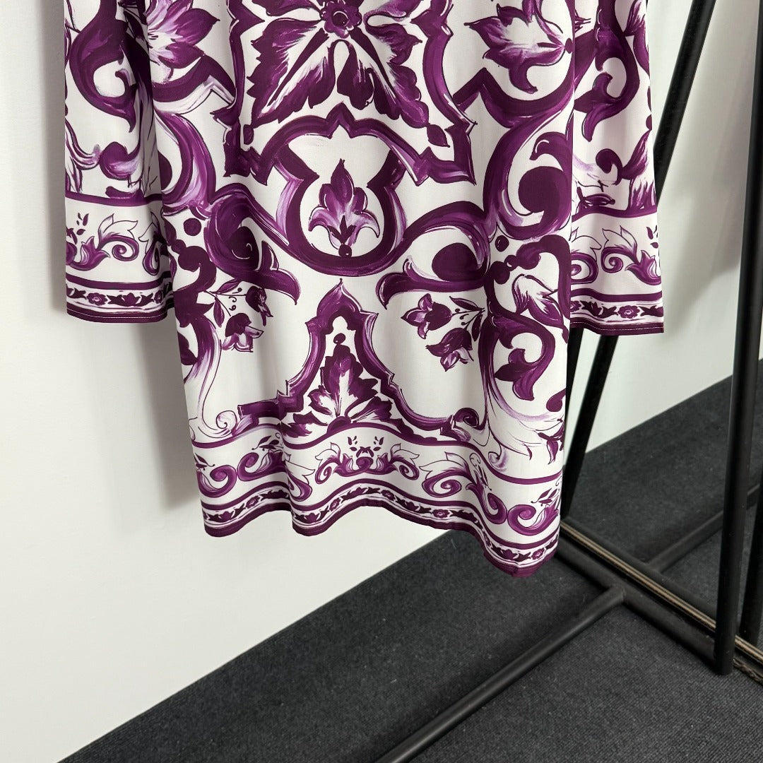 25 new printed straight dress