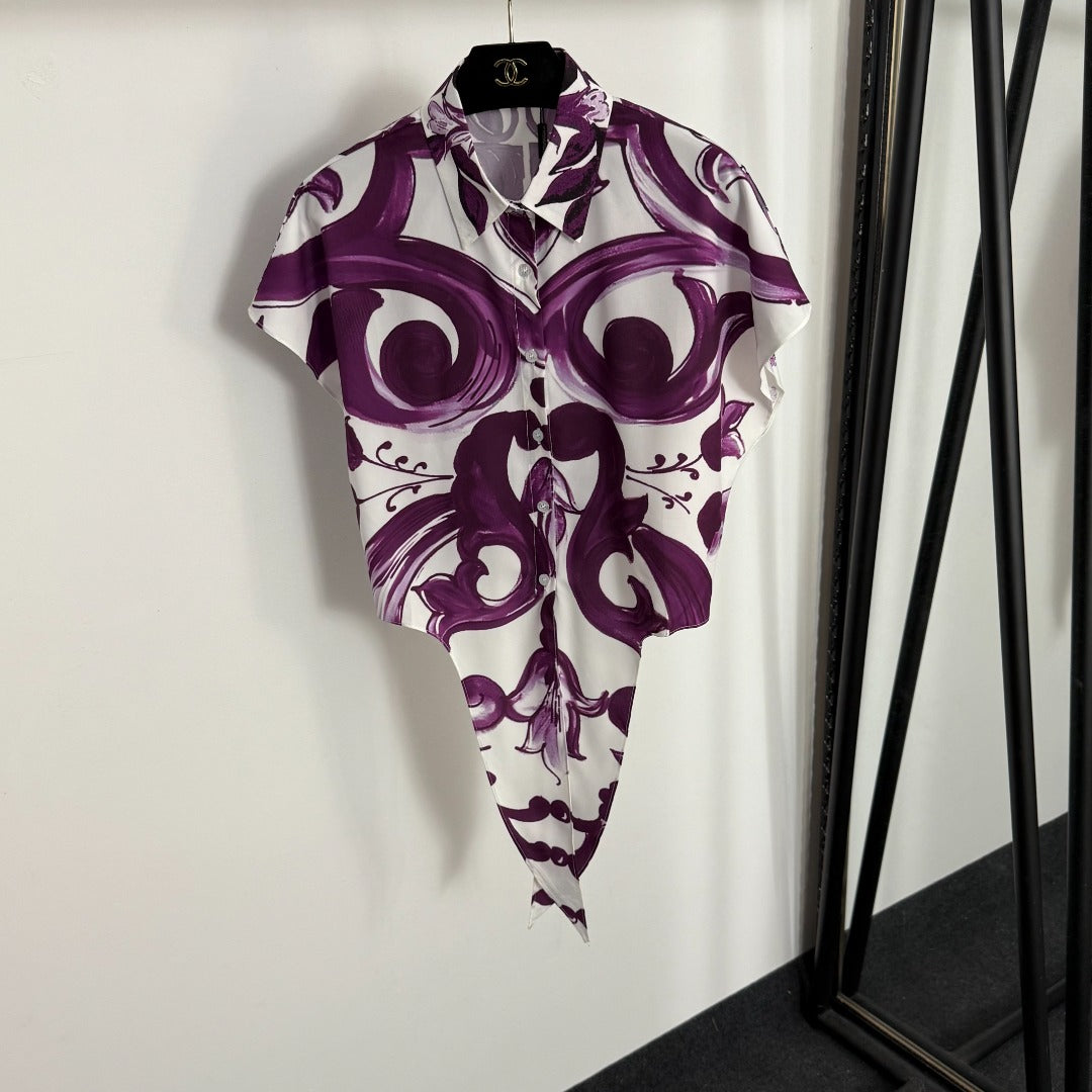 25 new printed tie shirt