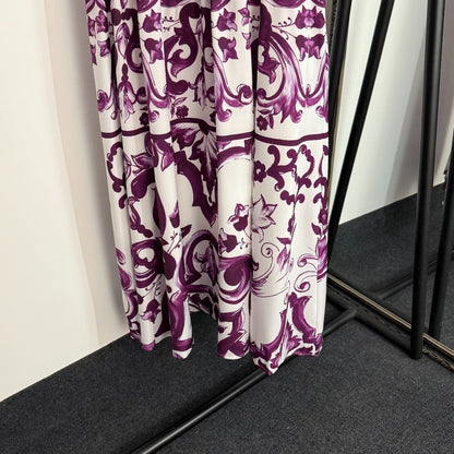 25 new printed suspender dress