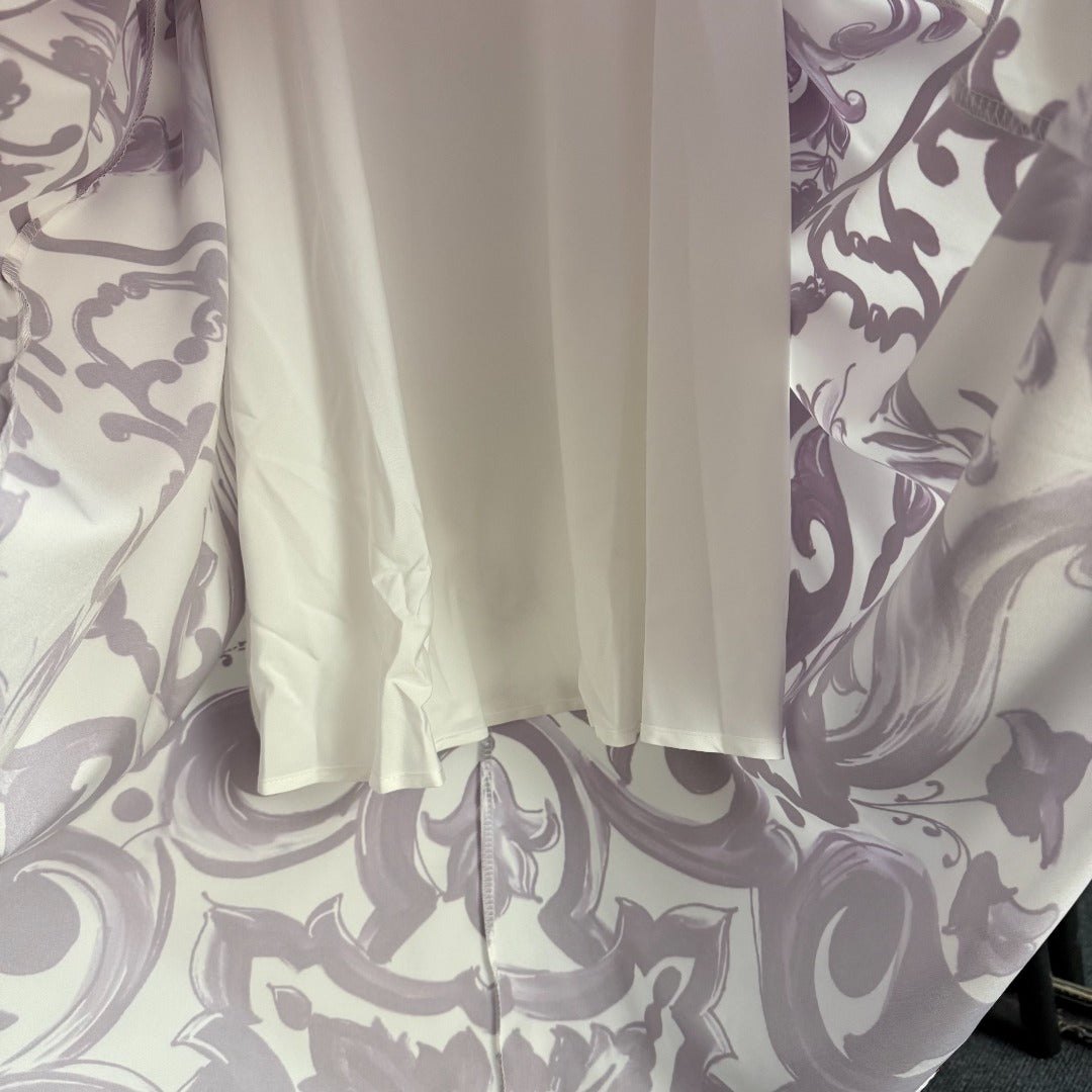 25 new printed suspender dress