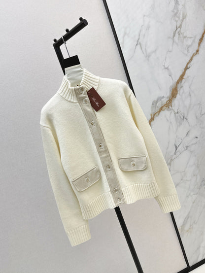 25fw new cashmere stand collar jacket