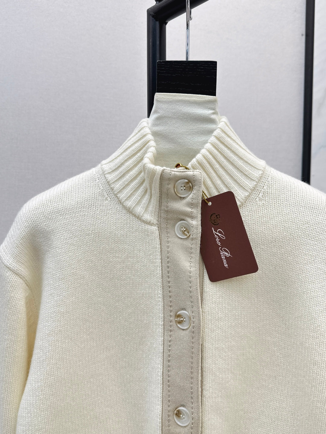 25fw new cashmere stand collar jacket