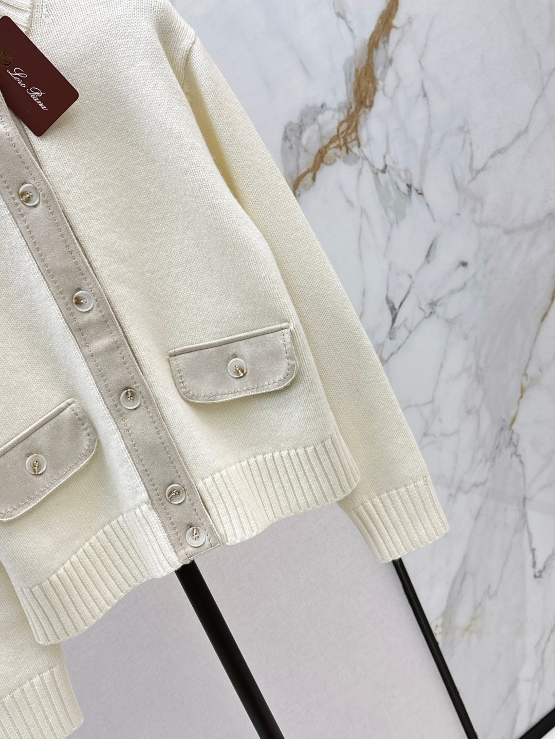 25fw new cashmere stand collar jacket